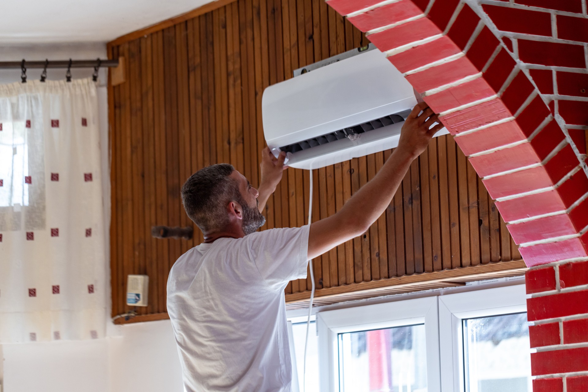 Assembling an air conditioner